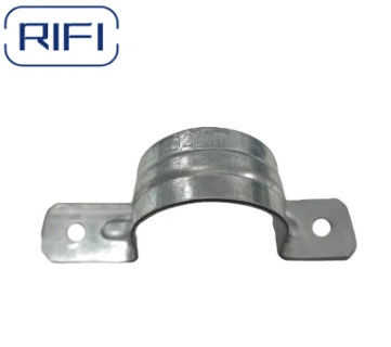 EMT Conduit Fittings Size 2/1"-4" Galvanized Steel One Hole/Two Hole Strap For Electrical Installations