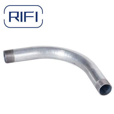 Rigid Steel Conduit GRC Elbow With NPT Threaded For IMC / Rigid Conduit Connection