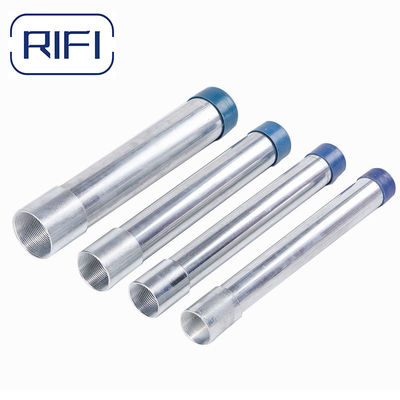 Pre-Galvanized Intermediate Metal Conduit Pipe 1/2"-4" For Cable Wire Protection