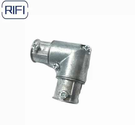 Set Screw Zinc Die Cast EMT To EMT Capped Corner Coupling 1/2 Inch To 1 Inch