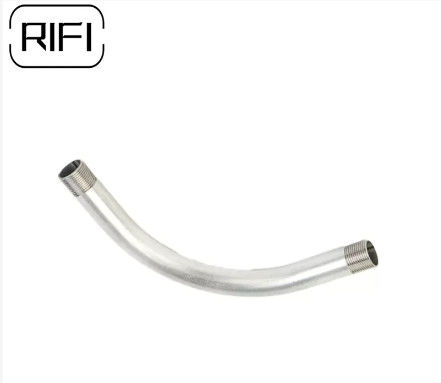 Pre Galvanized IMC Conduit Pipe Custom Rigid 90 Degree Elbows IRE050-IRE400