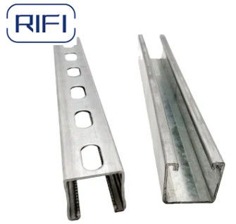 41mm Slotted / Plain Support Channel  Pre-Galvanized  Or Hot Dig Galvanized C Type