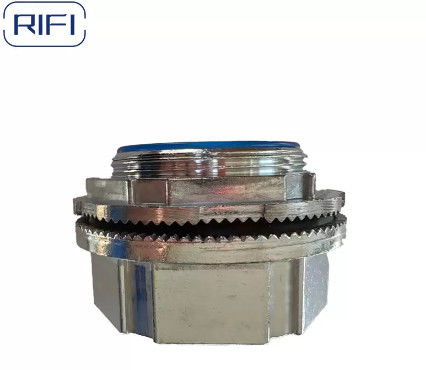 Water Proof Silver IMC Electrical Tubing For Conduit  Zinc Threaded Hub