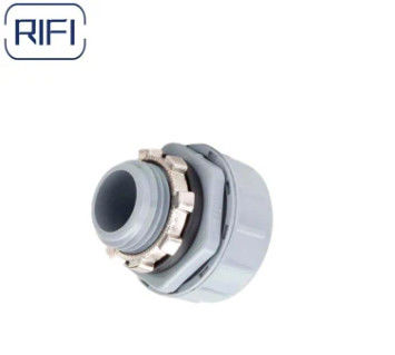 Grey Non-Metallic Liquid Tight Straight Electrical Conduit Straight / 90 Degree Connector