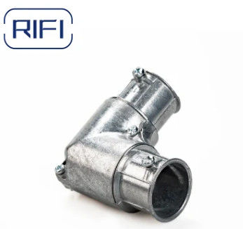 1 Inch Emt Conduit Fittings Emt To Emt 90 Degree Pull / Capped Corner Elbow Coupling For Connect Emt Pipe