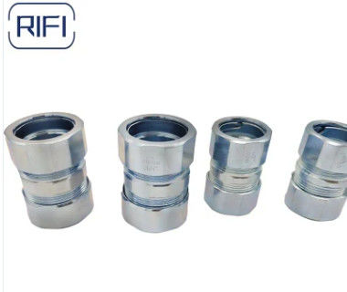 1/2"-4" Sliver Steel With Zinc Coating Imc Coupling Compression Type For Imc Conduit Pipe