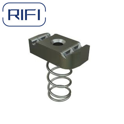 Spring Loaded Design Metal Hardware Fasteners Welding Square Spring Nut 1/4"-1/2"