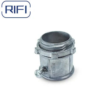 20mm- 50mm IEC61386 EMT Connector Set Screw Type Zinc Die Cast Material IEC Standard EMT Conduit Fittings