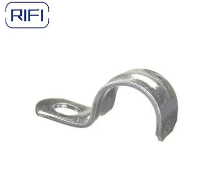 1/2"-4" Inch EMT One Hole Cinduit Straps Electro Galvanized For Electrical Conduit