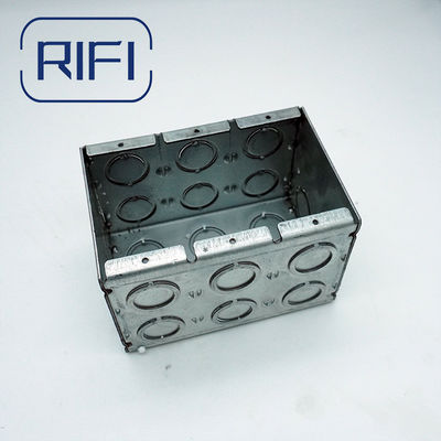 UL Standard 3 Gang Masonry Box With Heavy-Duty Welded Construction