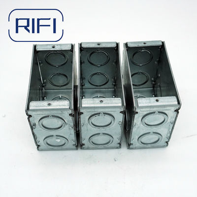 Masonry Box 1 Device Non-Gangable 3-1/2" Deep 1/2" & 3/4" End Knockouts