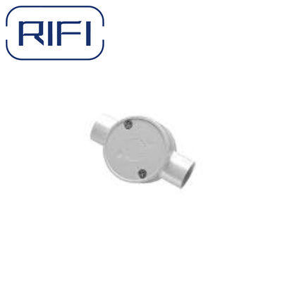 20mm Through Way Circular Junction Box For Surface Mounting BS4568 Standard Two Way