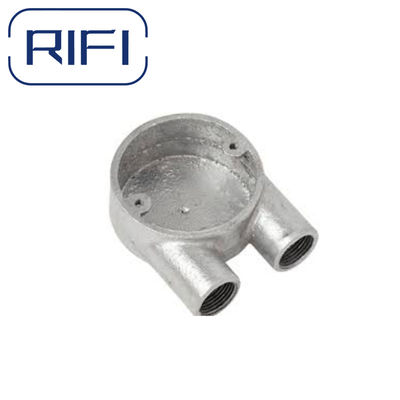 BS EN61386 Branch U Way 25mm Junction Box Malleable Iron Pvc Conduit Box