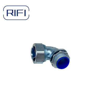 3/8"-4"PVC Coated Material Flexible Conduit Fitting Dwj Type Flex To Box 90 Degree Connector