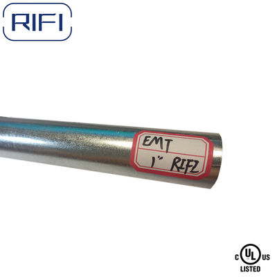 1/2"-4" Inch Electrical GI EMT Conduits For EMT Conduit UL Listed Conduit Galvanized Steel Conduit