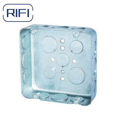 Galvanized Steel Junction Box For 5x5 Inch Square Electrical Metal Box
