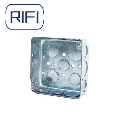 Metal Electrical Junction Box And Cover For Switch Box 1 1/2" Or 1 7/8" Or 2 1/8" Depth