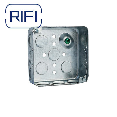 UL Listed Outdoor Electrical Galvanized Metal 4x4 Square Junction Boxes