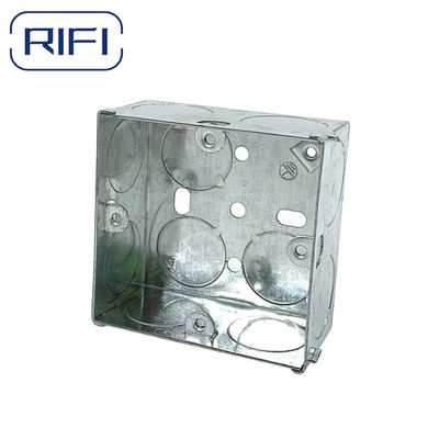 3x3 3x6 35mm Deep GI Electric Switch Box Galvanized GI Switch Metal Junction Box