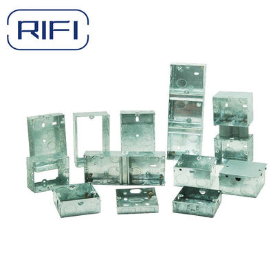3x3 3x6 35mm Deep GI Electric Switch Box Galvanized GI Switch Metal Junction Box