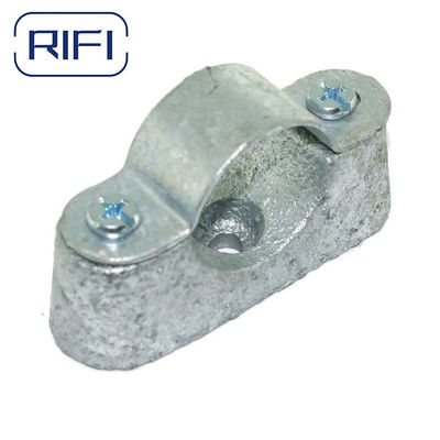 Size 32mm GI Flexible Conduit Fittings Customize Conduit Distance Saddles