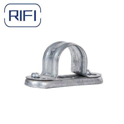 Size 32mm GI Flexible Conduit Fittings Customize Conduit Distance Saddles