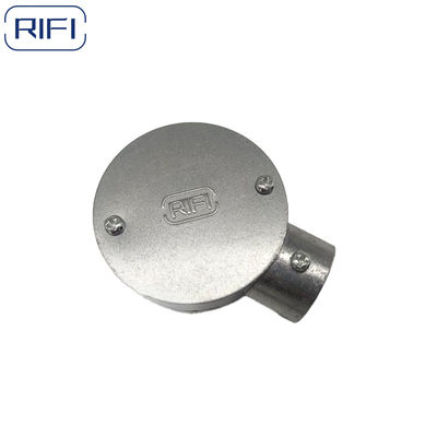 RIFI Emt Aluminum Junction Box  Set Screw Type Angle Way Through Way
