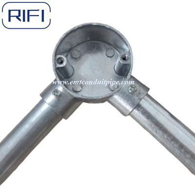 RIFI Emt Aluminum Junction Box  Set Screw Type Angle Way Through Way
