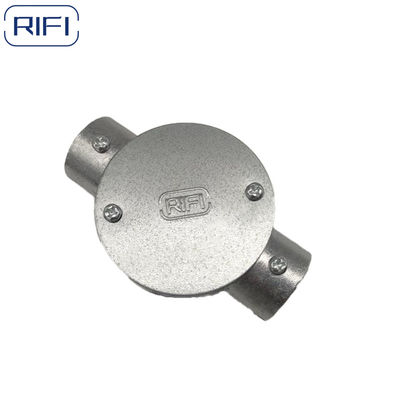 RIFI Emt Aluminum Junction Circular Box  Set Screw Type Through Way Angle Way Intersection Way Tee Way