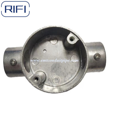 RIFI Emt Aluminum Junction Circular Box  Set Screw Type Through Way Angle Way Intersection Way Tee Way