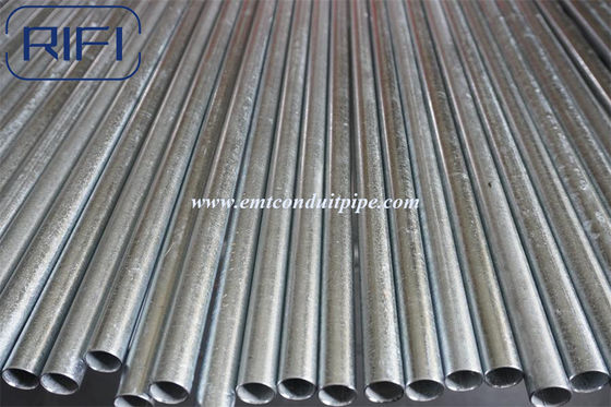 1/2"-4" Inch Electrical GI EMT Conduits For EMT Conduit UL Listed Conduit Galvanized Steel Conduit