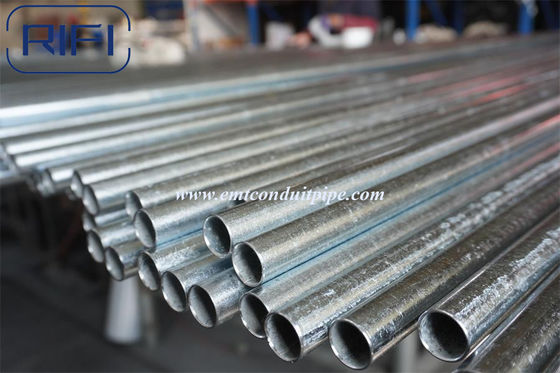 1/2"-4" Inch Electrical GI EMT Conduits For EMT Conduit UL Listed Conduit Galvanized Steel Conduit