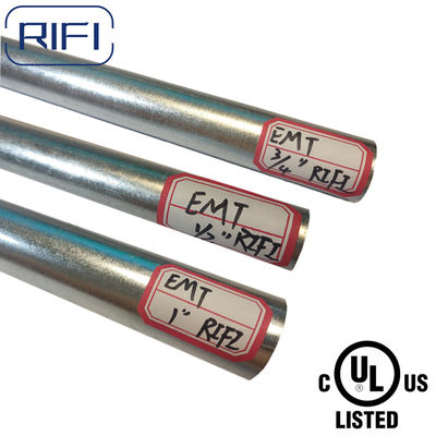 UL 1/2inch-4inch EMT Conduit Pipe with Pre-galvanized and Hot Dipped Galvanized Surface Finish