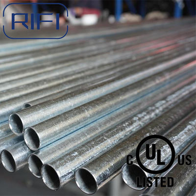 RIFI UL Listed Hot Dipped Galvanized EMT Conduit Pipe for Electrical Metallic Tubing