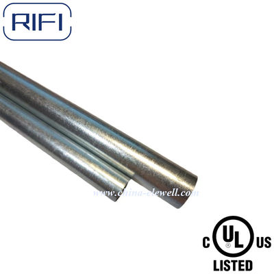 UL Listed RIFI HDG EMT Conduit Pipe With Pre-galvanized Surface Finish Electrical Pipe