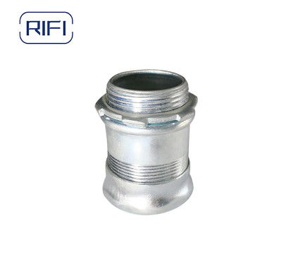 1/2" To 4"  UL Listed Electro-Plate Steel Compression Coupling For EMT Conduit