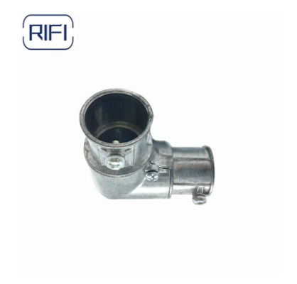 1/2" TO 1" Zinc Die Cast EMT To EMT Capped Corner Coupling for emt conduit