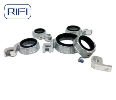 Zinc Die Cast Sliver Color IMC Conduit Fittings Conduit Bushing With Throat  And Without  Grounding