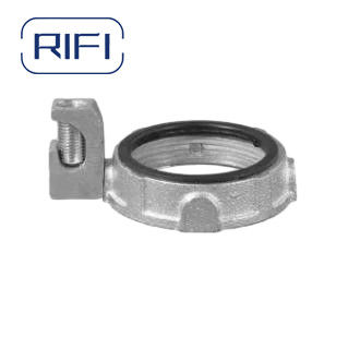 Zinc Die Cast Sliver Color IMC Conduit Fittings Conduit Bushing With Throat  And Without  Grounding