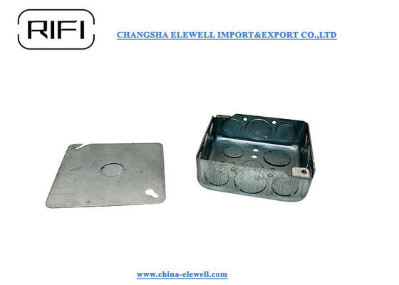 UL Listed Outdoor Electrical Galvanized Metal 4x4 Square Junction Boxes
