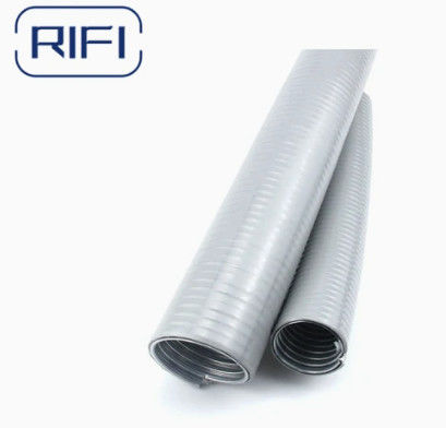 3/8"-4" Black / Grey PVC Coated Galvanized Steel Liquid Tight Flexible Conduit