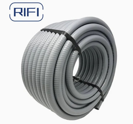 3/8"-4" Black / Grey PVC Coated Galvanized Steel Liquid Tight Flexible Conduit