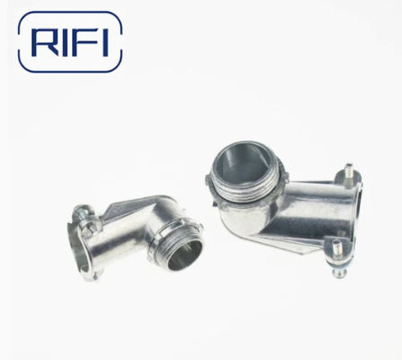 3/4 Inch Zinc Die Cast Flex Conduit To Box Straight Squeeze Connector Zinc Connector