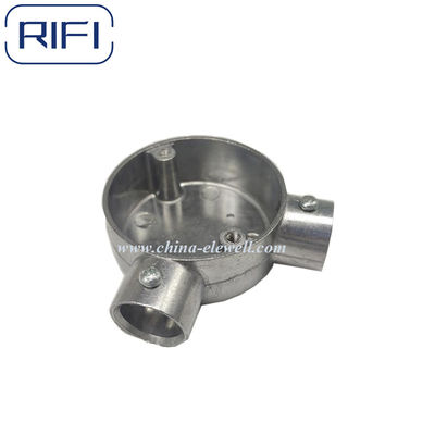 RIFI Emt Aluminum Junction Circular Box Set Screw Type 1way 2way 3way 4way For EMT Conduit Fittings