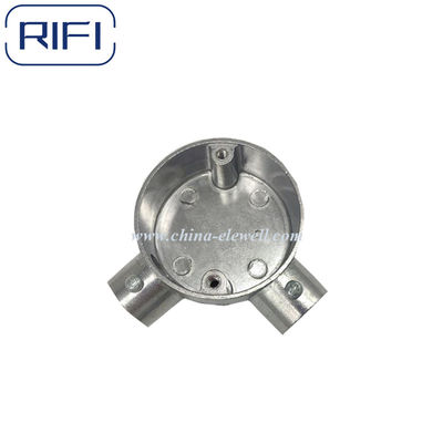RIFI Emt Aluminum Junction Circular Box Set Screw Type 1way 2way 3way 4way For EMT Conduit Fittings