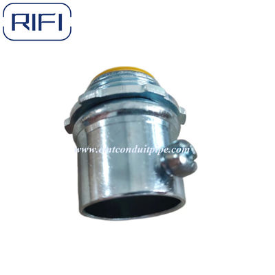 EMT Conduit Fittings EMT Galvanized Steel Set Screw Connector With Insulated