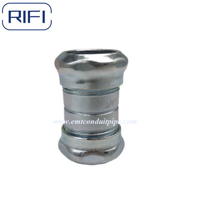 EMT Galvanized Steel EMT Pipe Fittings Compression Coupling 1/2" To 4"