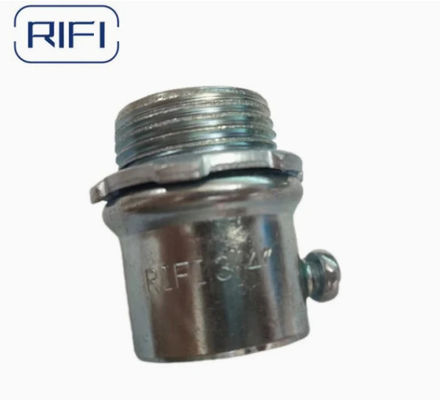 Electrical Conduit Pipe Steel EMT Fittings Set Screw Type Zinc Connector