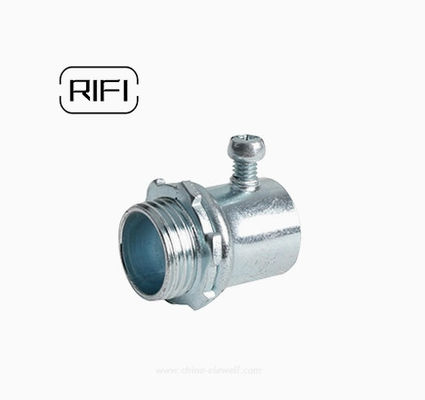 Electrical Conduit Pipe Steel EMT Fittings Set Screw Type Zinc Connector