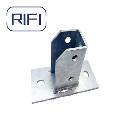 Customizable Support Frame 41mm Electro Galvanized Strut Channel Post Base